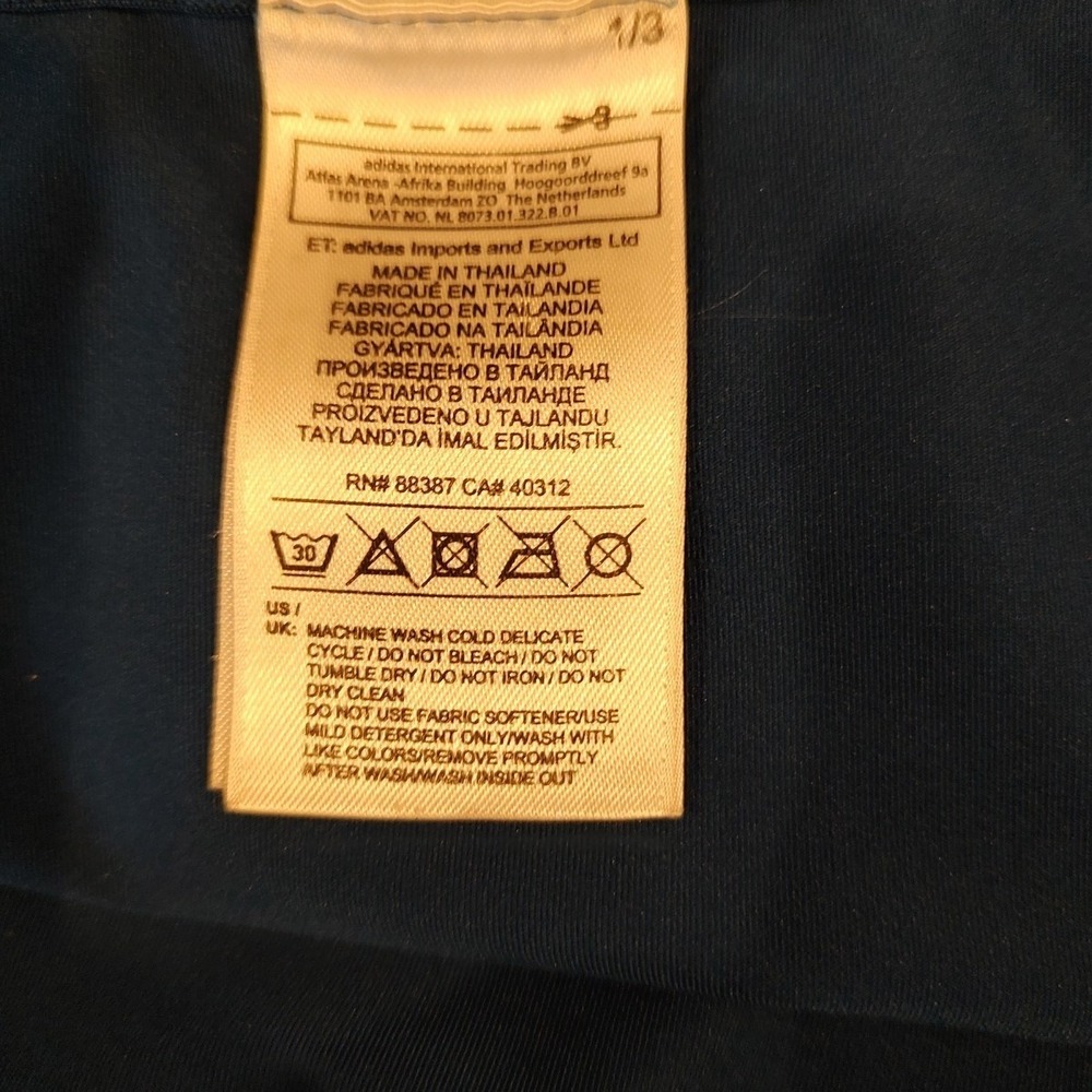 Adidas tennis skort women Medium pleated geo print golf gym tennis prep Athletic - Picture 6 of 8